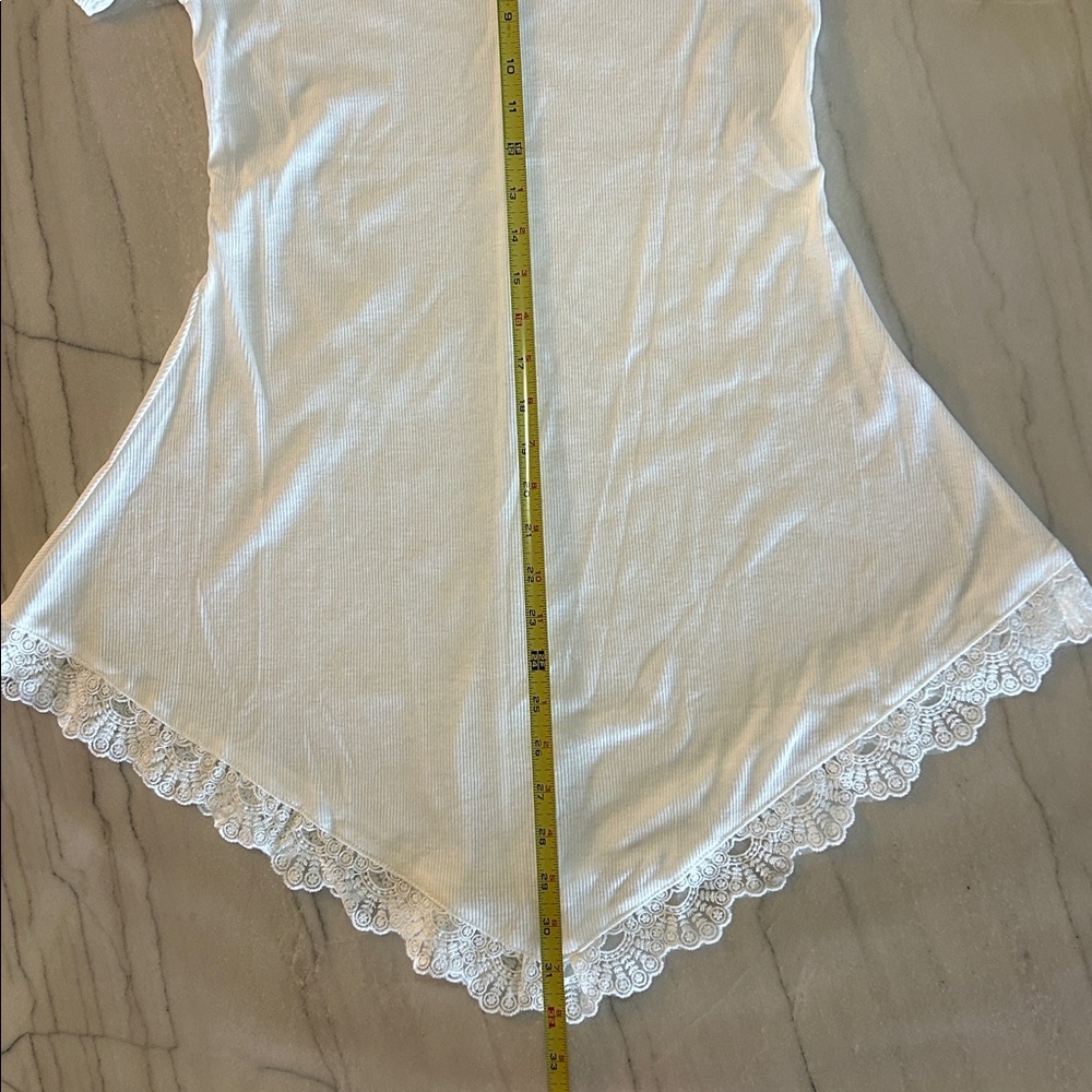 Doublju White Lace Tunic - Picture 3 of 10